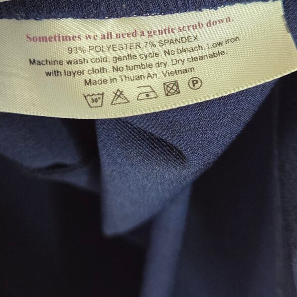 MM. Lafleur Etsuko Dress Deep Indigo Navy With Belt Size 14 - Picture 5 of 5